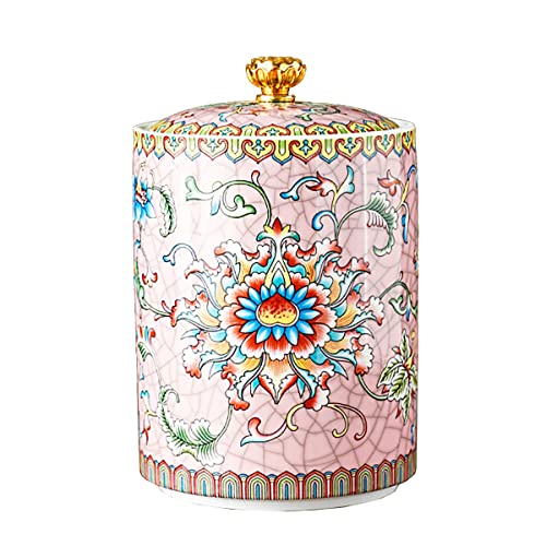 Enamel Ceramic Tea Canister