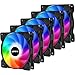upHere 120mm SYNC ARGB LED Silenziosa Ventola del Case Dispositivi di Raffreddamento di Caso e Radiatori Elevato Flusso d'Aria SR12-07-5