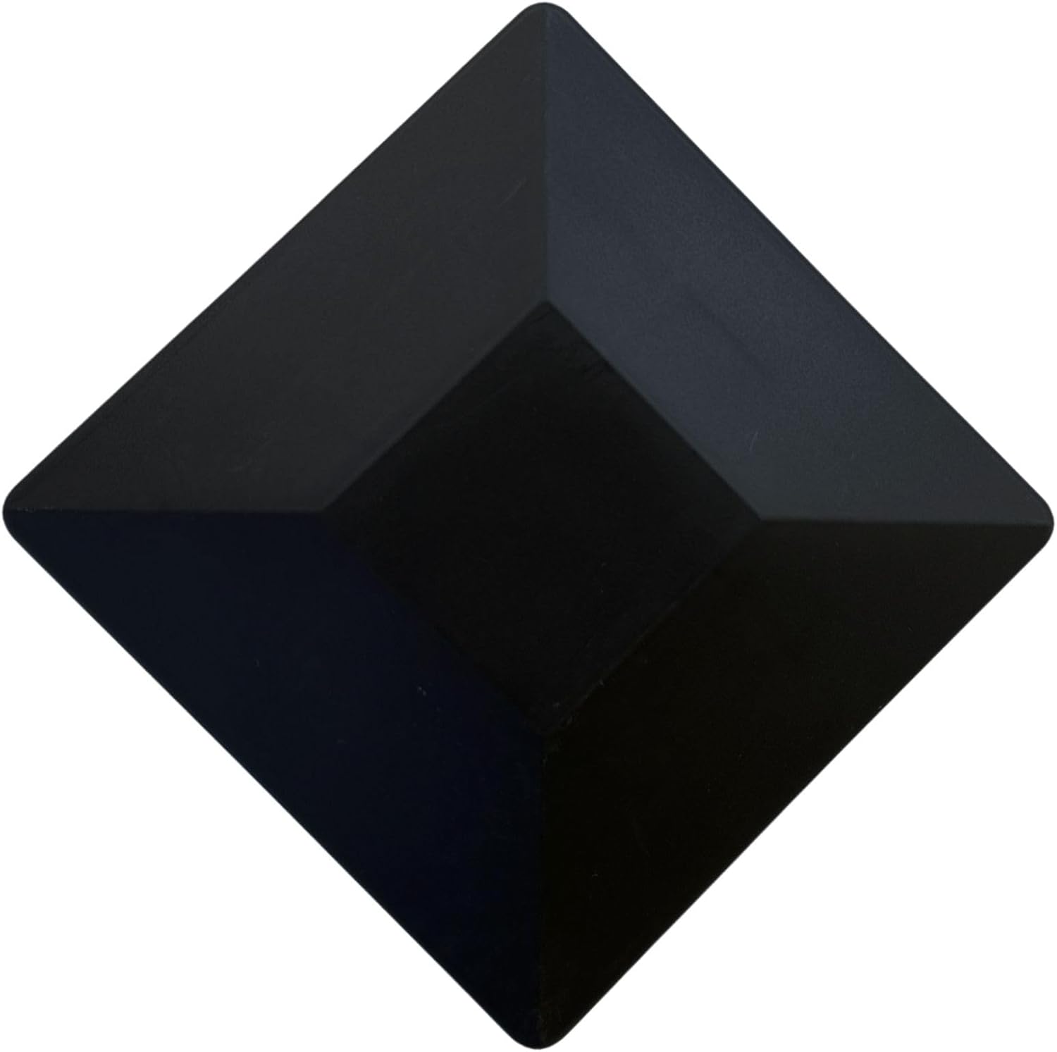 Nuvo Iron Rigid Plastic Post Cap, 6" x 6" - Black