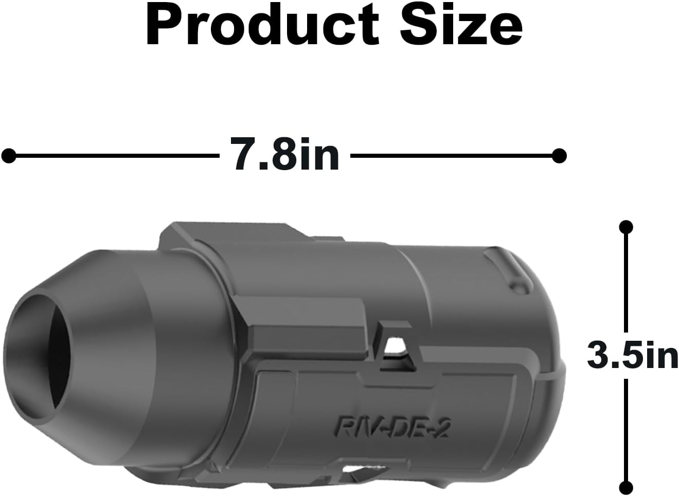 Rivershine Protective Rubber Boot Compatible with DeWalt 20V Max Cordless 1/2 In High Torque Impact Wrench(1 PACK)