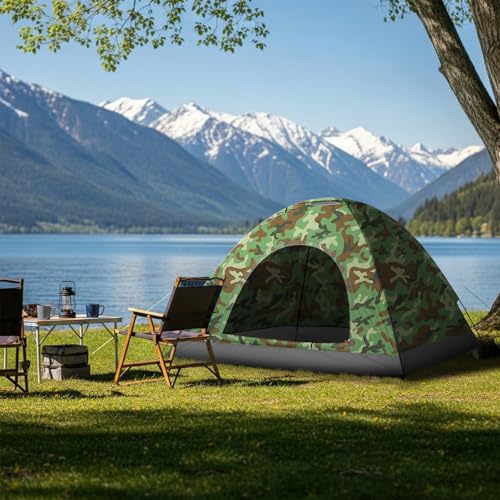 Carpa Vingli Camuflaje para Camping 3-4 Personas miniatura 7