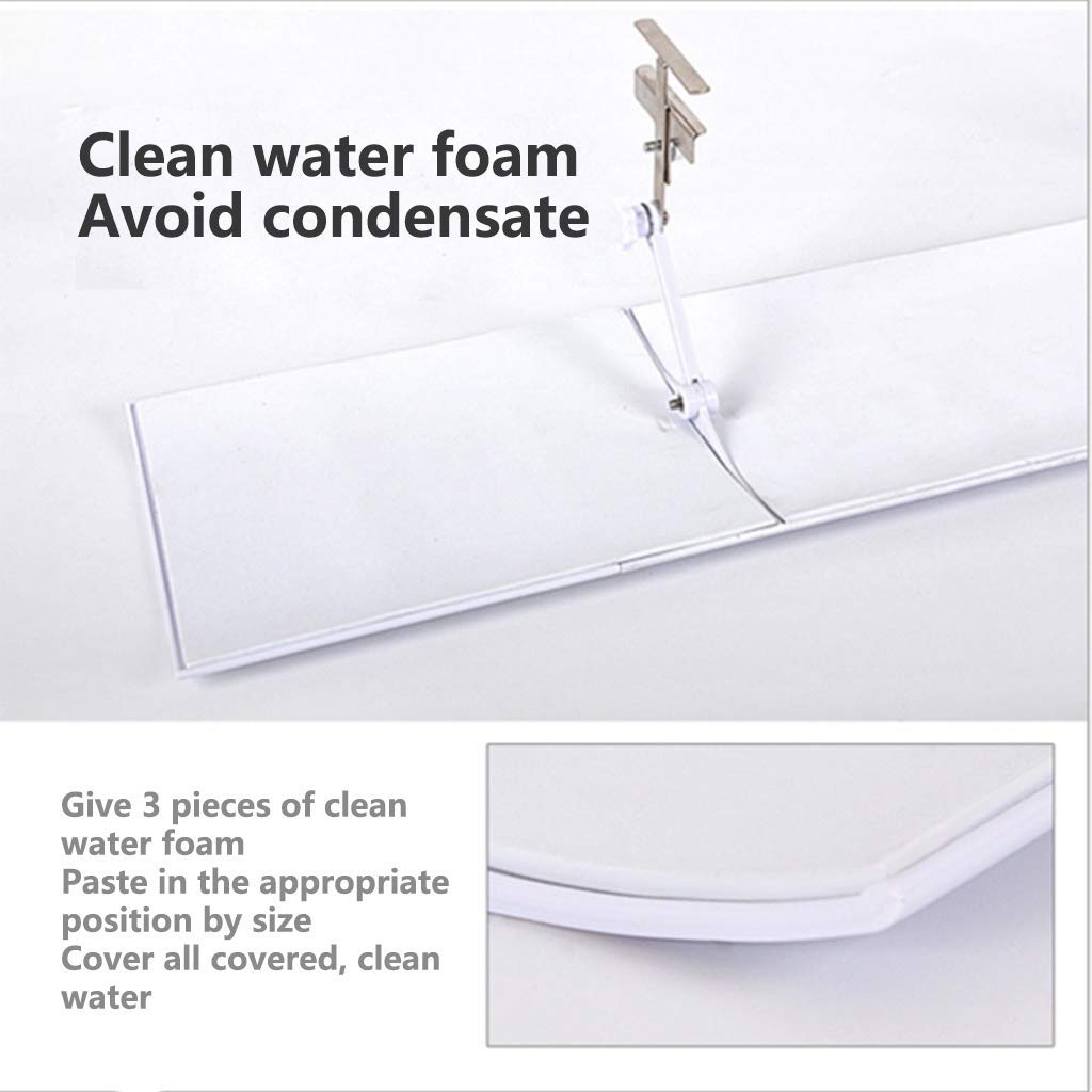 Deflettore del Condizionatore d'Aria per Il Condizionamento d'Aria Dell'Otturatore Cieco del Soffitto,Deflettore d'Aria Diretto Antiriflesso Regolabile,Deflettori del Air-con per La Casa/Ufficio