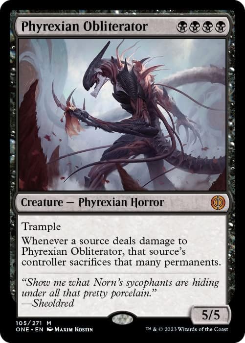 Magic The Gathering - Phyrexian Obliterator (105) - Phyrexia: All Will Be One