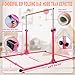 Seliyoo Foldable Gymnastics Bar for Kids, Adjustable Height from 35