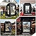 GR8FUN Inflatable Cash Cube Booth with 2 Blowers, Inflatable Money Grab Machine for Commercial Advertising & Event Promotion, Fast Inflation (Black, 5.2x5.2x8.5FT)