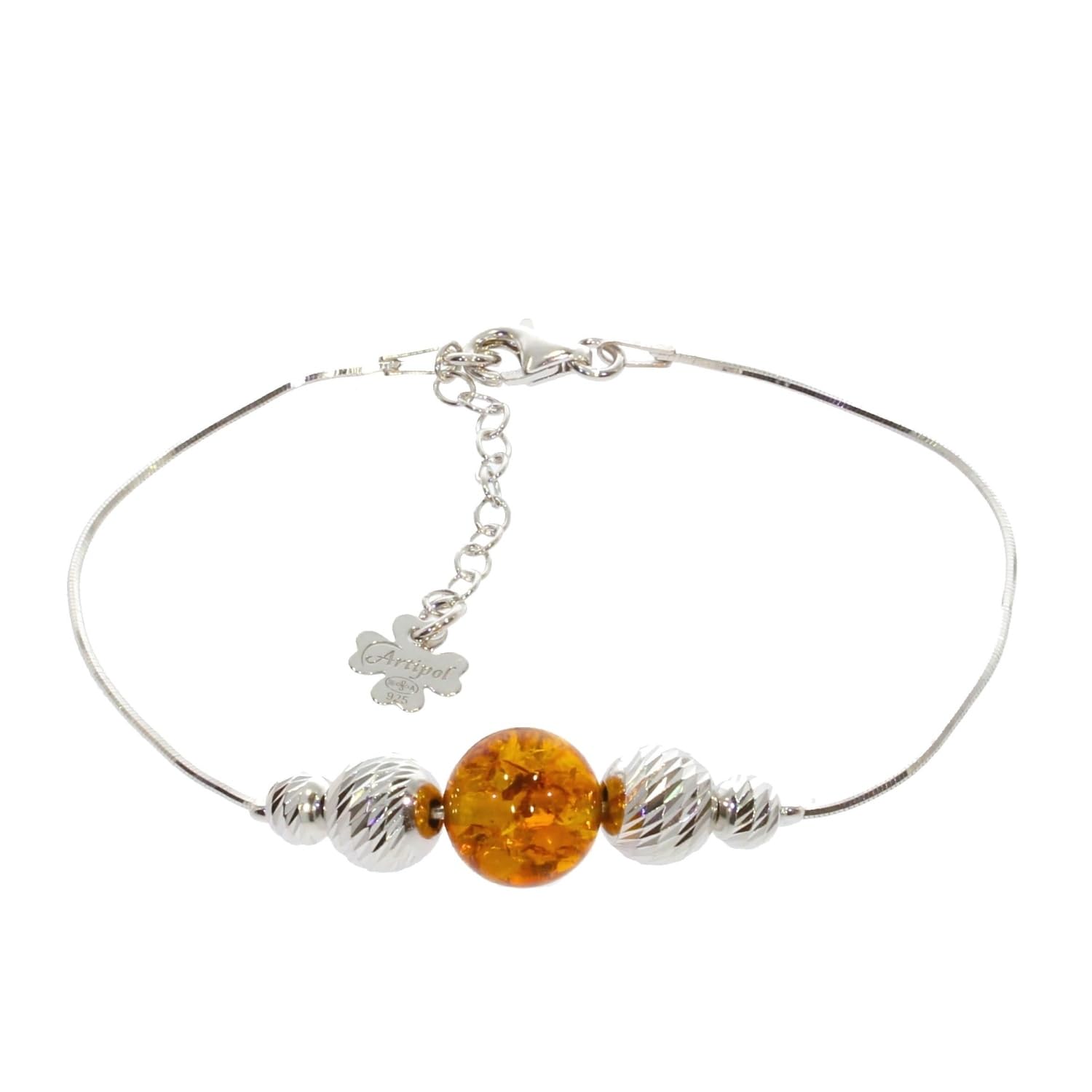 Artipol Bracelet producto europeo estilo francés. Plata rodiada - modelo B3802