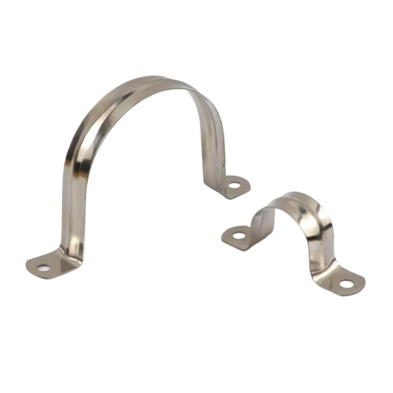 U Shape Pipe Clamp 304 Stainless Steel U-Shaped Pipe Clamp, Support Water Clip, Saddle, Fixed Wire Half-Size Code(50mm-5pcs)