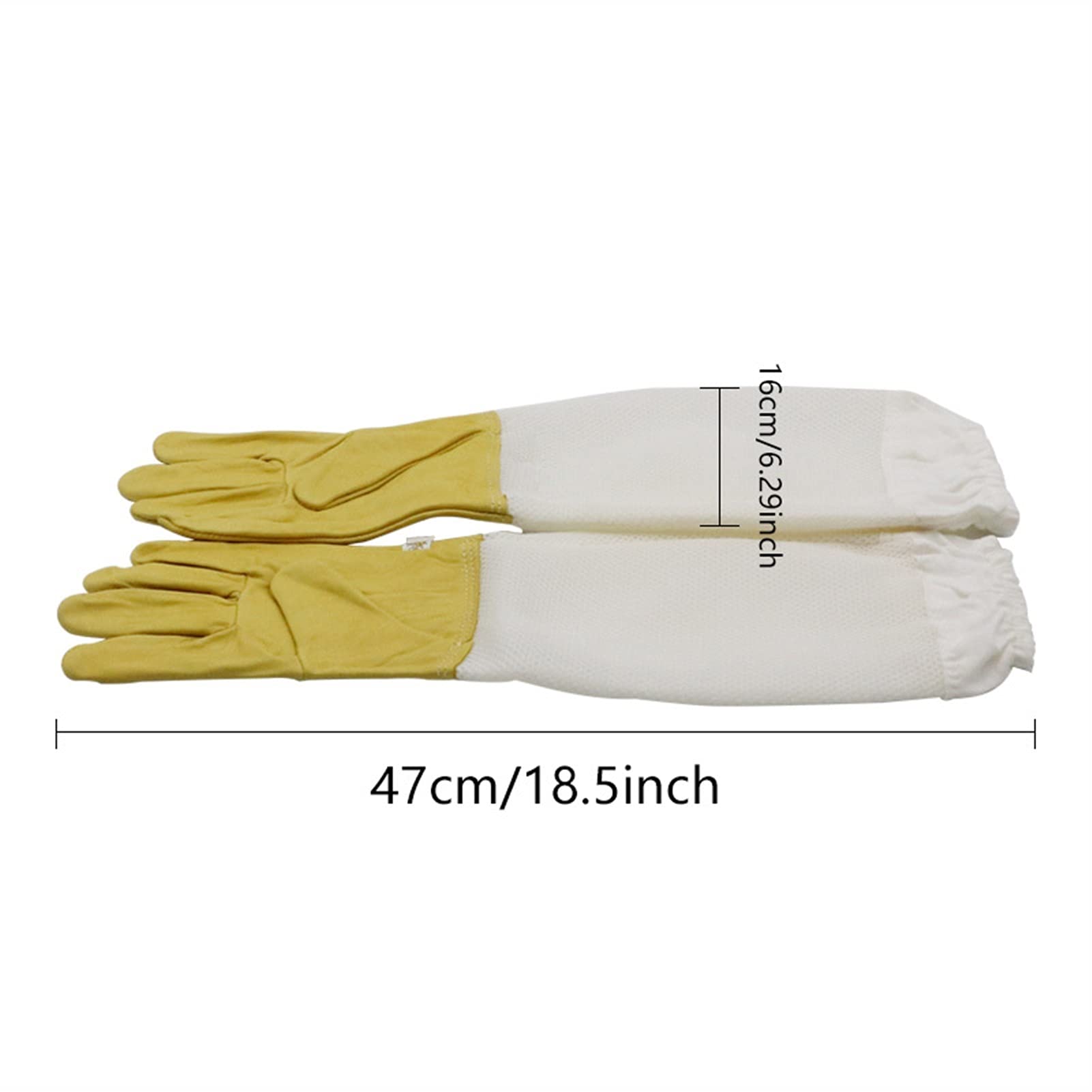 Cappello apicoltore, copertura protettiva regolabi Abbigliamento for apicoltura. 1 set di vestiti for apicoltore, guanto in pelle e cappello da cowboy anti-ape, velo di protezione contro i morsi(A)