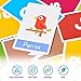 Merka Toddler Flash Cards, Set of 58 Alphabet, Letters, Colors, Shapes, and Numbers - Educational Preschool Flashcards, Double-Sided for 1-4 Years Old - Toddler Learning Activities