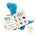 Scentco Dino Dudes Backpack Buddies - Patented Gourmet Scented Plush Toy Dinosaur Clips - Brontosaurus (Raspberry) - Stocking Stuffer