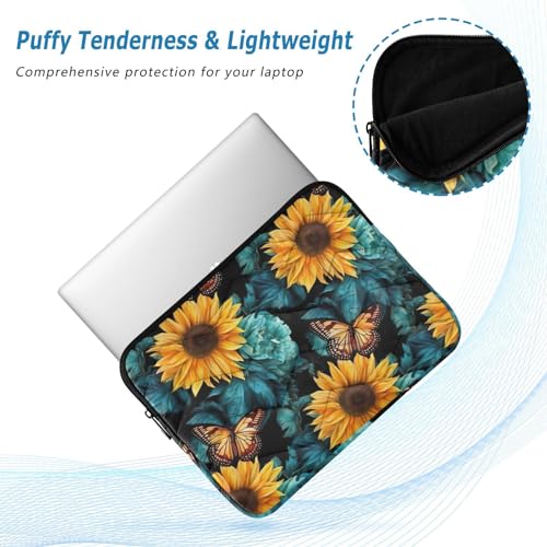 Funda para portátil de 13-14 pulgadas Butterfly Flowers miniatura 5
