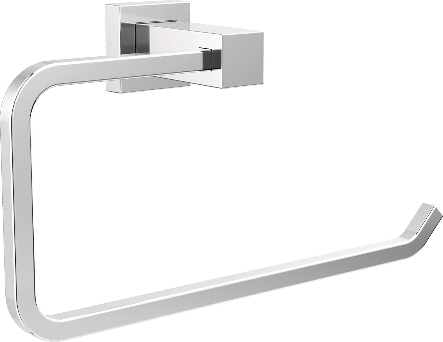 Delta Faucet Velum Towel Ring, Chrome Bathroom Wall Mounted