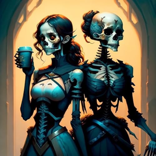 Sips and skeletons cover art