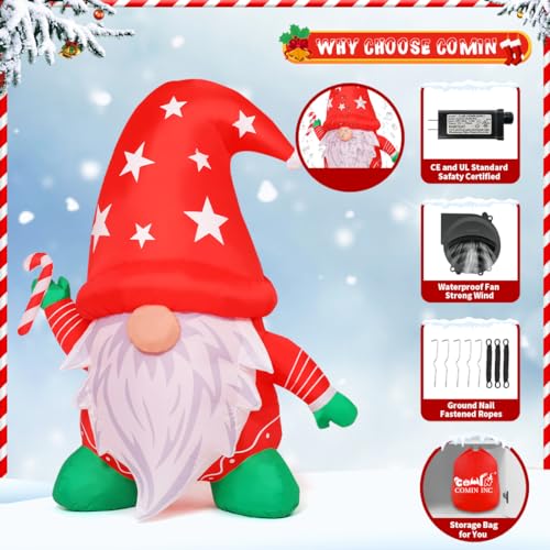 Comin CO-27406 6.7Ft Tall Christmas Inflatables Outdoor Decorations thumb #5