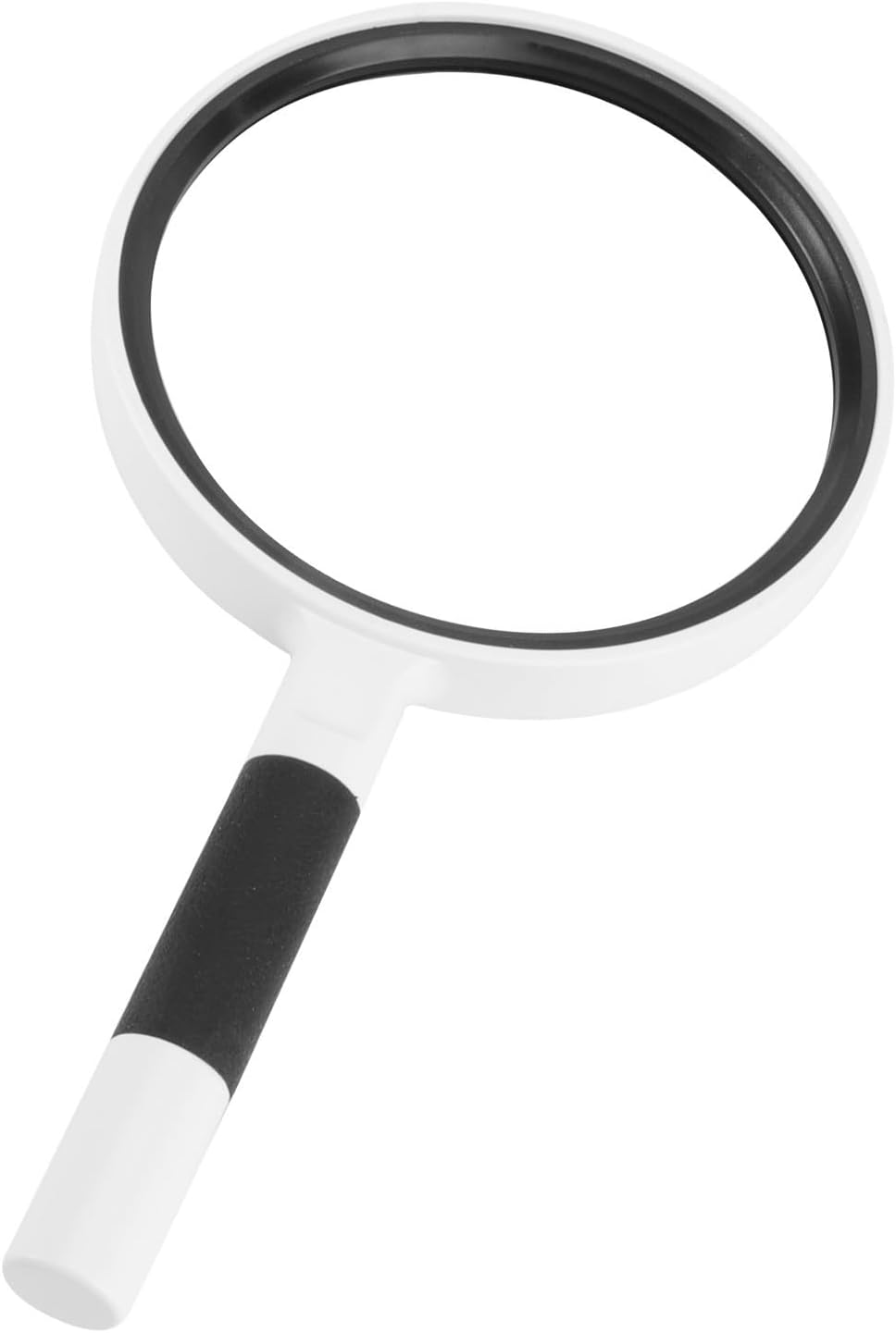 Handheld Magnifying Glass White Boys and Girls with High Definition Lens