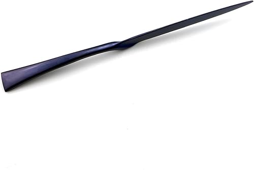 Miniatura 7 de JASHII Juego de cubiertos de lujo Jubilee Blue de 20 piezas, iridiscentes, repuesto de espejo negro, utensilios de acero inoxidable 1810 para 4,