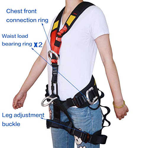 Heejo Climbing, Safety Safe Seat Belt For Outdoor Tree Climbing, Outward Band Expanding Training Large Size,Climbing Gear #TOP4