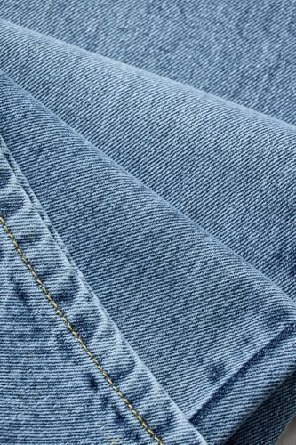 Image of SNITCH Men Casual Jeans | Baggy Fit with Mid Rise & Relaxed Thigh | 100% Cotton Woven Denim for All Seasons | Durable & Comfortable Design for Everyday Wear