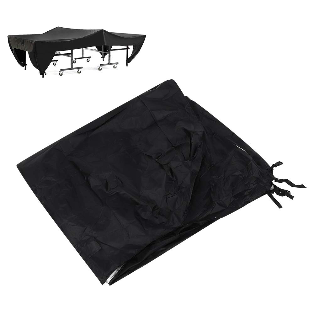 Housse de Table de Ping Pong Extérieur, Bâche Imperméable et Résistante, Protection pour Tables de Tennis de Table Pliables ou Non Pliables, 280 x 153 x 73 cm