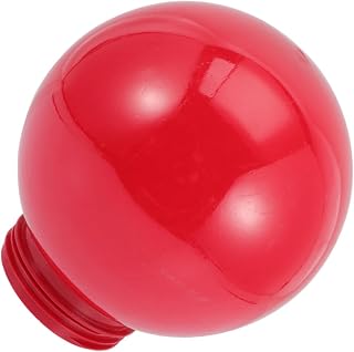 TEHAUX Pillar Head Spherical Lampshade Replacement for Outdoor Light Fixtures Uv Rain Resistant Enhances Nighttime Safety Garden Aesthetics