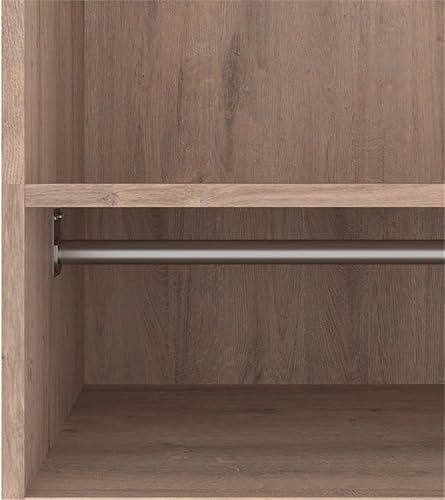 Miniatura 7 de Atlin Designs Moderno organizador de armario de 36" en marrón rústico