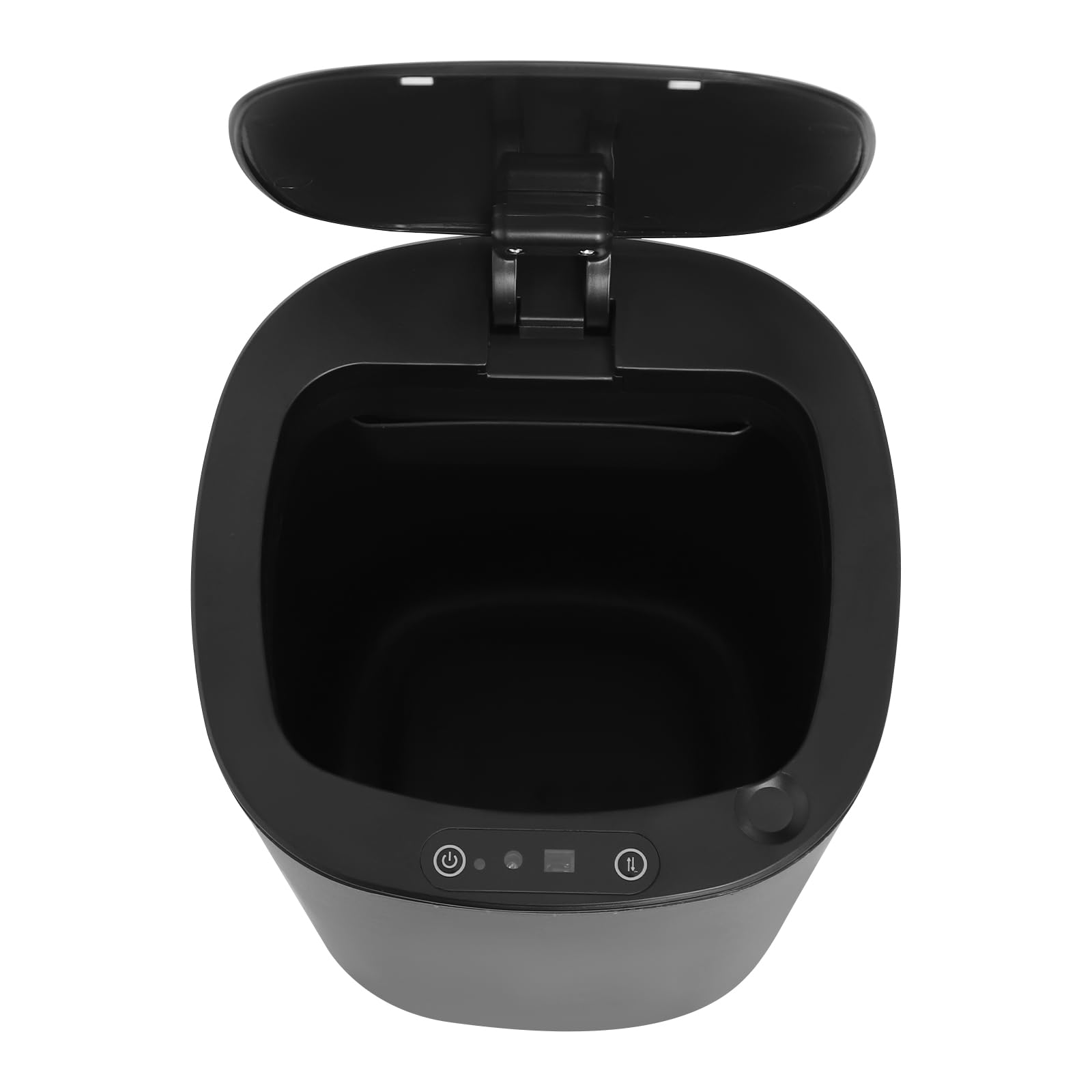 Pattumiera automatica con sensore da 10 l, con sensore intelligente, in plastica ABS, per cucina, bagno e ufficio (nero)