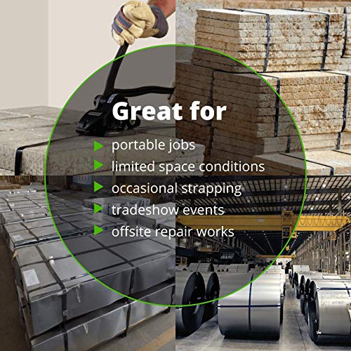 Idl Packaging - S-290, H-230, C-3126 Strapping Tool Set For 3/4" Steel Strapping - Tensioner, Sealer, Cutter For Steel/Metal Banding - Packaging Strapping Tool Kit #TOP5