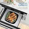 Midea MM12S2ASZ Oven 1000W, 1.2 Cu.ft Drawer, 24'' Built-in Microwave, Stainless Steel, Child Safety Lock, One-Touch, Auto-Menus