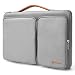 Produktbild tomtoc Laptop Aktentasche kompatibel mit HP 15/15.6 Zoll Lenovo ThinkPad E575 / IdeaPad S510, Notebook Tasche Chromebook Tragetasche Computer Schutzhülle, Grau