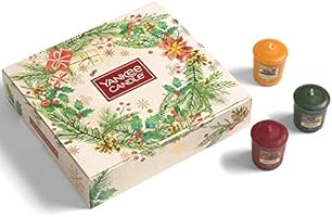Yankee Candle Gift Set | 12 Christmas Scented Votive Candles