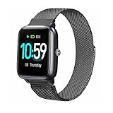 【Ropa diaria fácil de combinar】Una variedad de colores clásicos y de moda para elegir. Ya sea que vaya a deportes, ejercicio, fiesta, cita o asista a una reunión oficial, puede personalizar su reloj inteligente, combinar perfectamente con su vestimenta diaria y mostrar su encanto personal.
