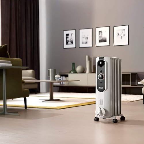Radiateur bain dhuile DELONGHI Jusquà 45 m2 Mobile Fonction anti gel - vue 6