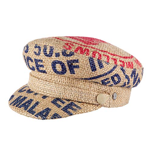 ReHats Berlin Upcycling Sailor Cap Kaffeesack Café Muckefuck Sailor, Größe:55 Cover