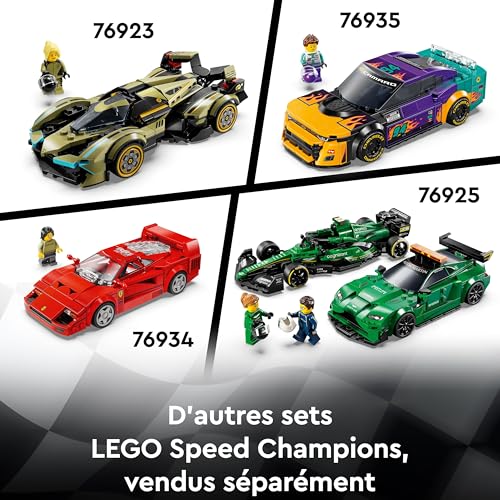 LEGO Speed Champions Supercar Ferrari F40 - Véhicule Jouet à Construire - Set de Voiture avec Une Minifigurine de Pilote - Set de Construction Collector pour Enfants Garçons et Filles 76934