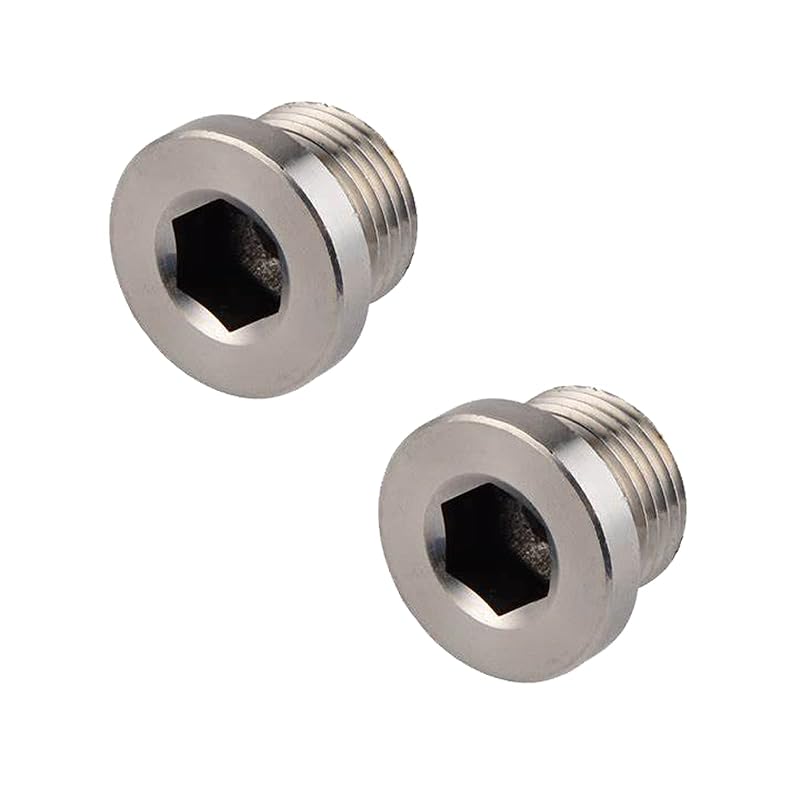 Tampão para sensor de oxigênio O2 HYAT M18 x 1,5 em aço inoxidável 304 – 2 unidades