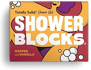 Shower Blocks - Coffee & Vanilla Solid Shower Gel, 100 g