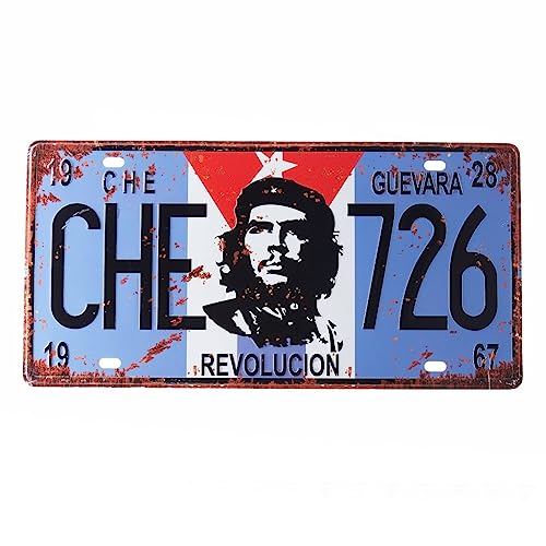 Image of Eazywagon CHE 726 Multipurpose Metal Signs - License Wall Plate, Decorative Car Tag - Ideal for Cafe, Restaurant, Shop, Home, Hotel, Club, Office, Living Area
