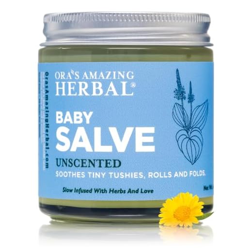 Baby Salve, Diaper Balm, Baby Eczema and Rash Cream, Baby Butt Cream, Baby Ointment, Drool Rash Ointment, Natural Diaper Cream, Toddlers 4 oz, Ora’s Amazing Herbal