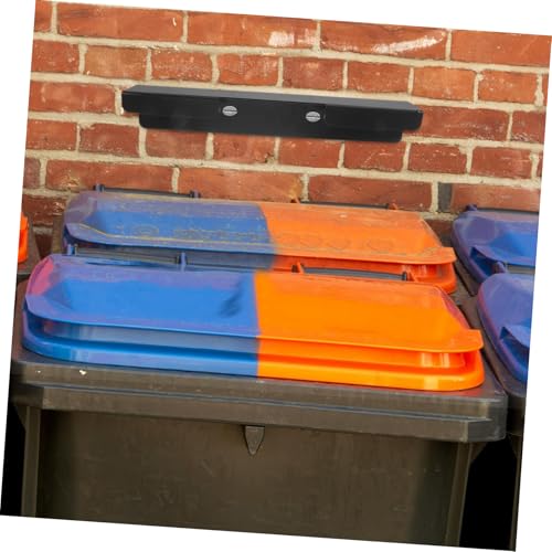 Support couvercle de poubelle à roues extérieur fixation bac déchets - 5