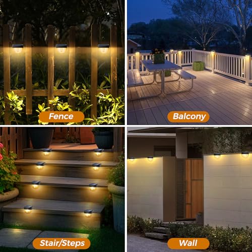 btfarm Solar Fence Lights Outdoor Garden - Image 8