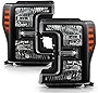 ACANII - For [Halogen Model Only] 2017-2019 Ford F250 F350 SuperDuty Black Housing Headlights Headlamps Pair Left+Right