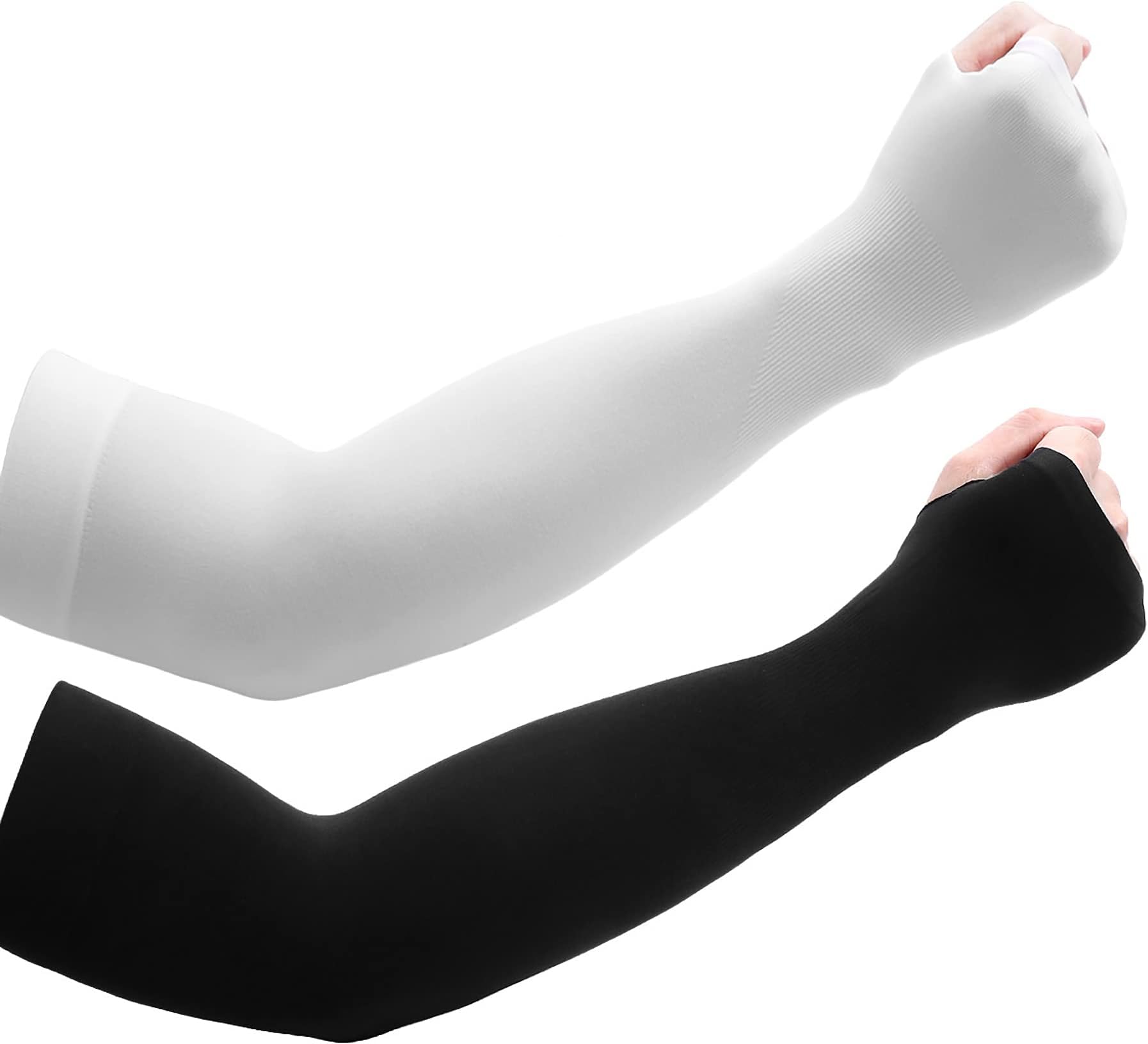 YONHEECooling Arm Sleeves - Summer UV Protection Ice Sleeves Arm Compression Arm Sleeve Mens Driving Cycling Golf Sports Arm Warmers