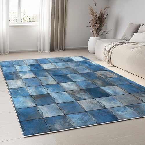 Tapis lavable en machine 160x230 cm avec envers antidérapant - 4