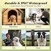 DJNFGQ Anti Barking Device for Dogs, Rechargeable Ultrasonic Dog Control Devices, Auto Bark Deterrent Devices with 3 Modes,33FT Silencer Sonic Barking Deterrent Indoor/Outdoor Safe for Dog & People