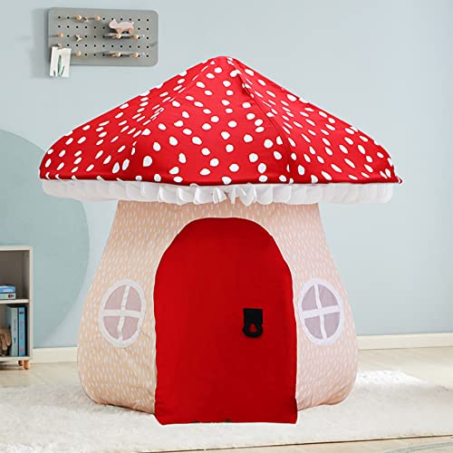 Asweets Mushroom Tent Kids Playhouse Tent – Boys and Girls Play Fort with Exquisite Design for Imaginative Indoor/Outdoor Play Tent