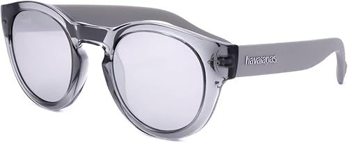 Havaianas Gafas de Sol Trancoso Redondas, Plata, 1.929 in, plateado