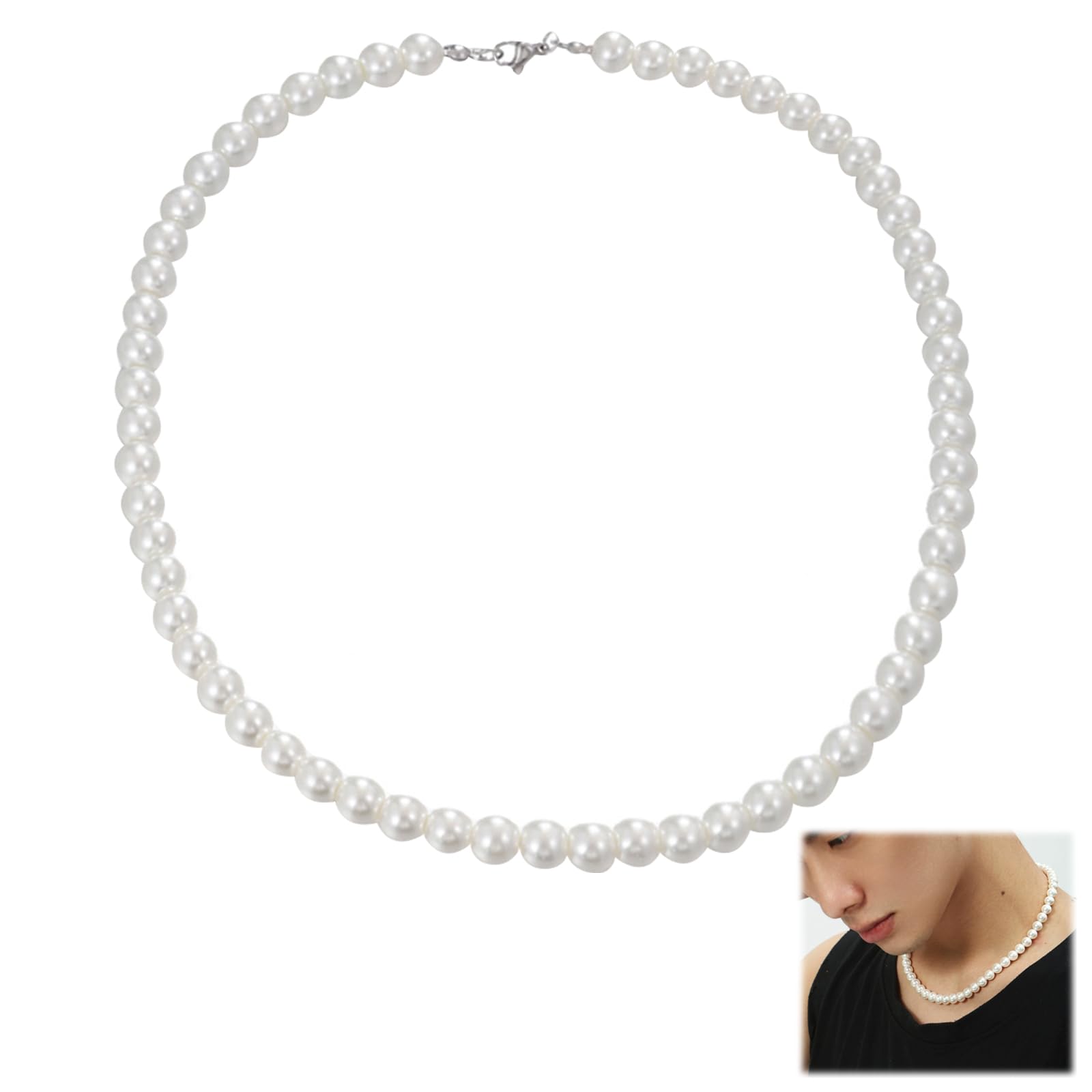 Collana di Perle bianche a tre fili - Collane Perla - Gioielli Perla