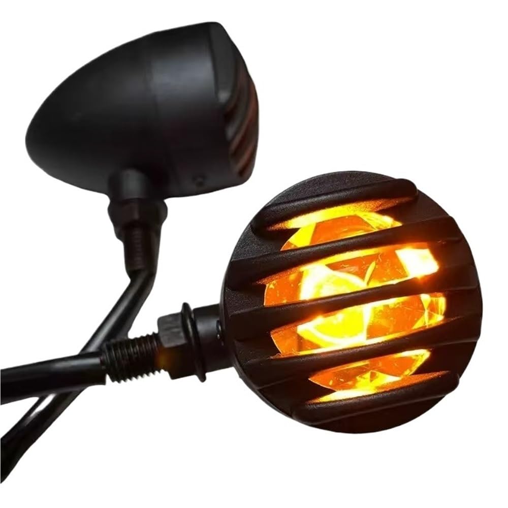 Clignotants de moto rétro lampe LED avec indicateurs directionnels - 6