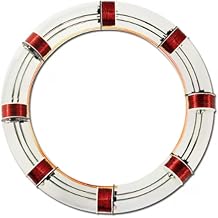 Electromagnetic Coil Accelerator Circular Demonstration Kit Transparent Acrylic Scientific Experiment Equipment Lab Exhibit Gift for Hobbyist8 Coils