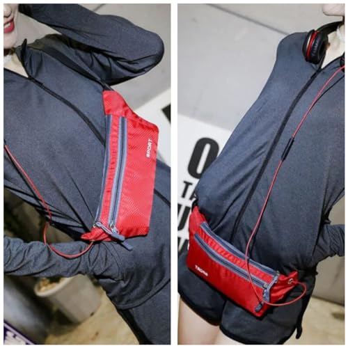 Pochete Doleira Slim Impermeável Porta Celular, Chave e Carteira para Academia, Corrida e Passeio (P